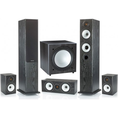 Monitor Audio Bronze BX 5.1 - Pack enceintes BX5 Centre BX1 BXW10 Noir
