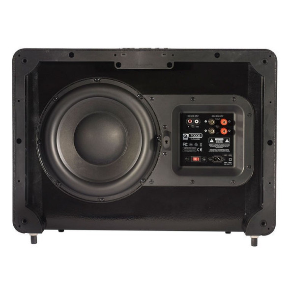 Q ACOUSTICS 7000S - Caisson de Basses clos mural 25cm Laqué Blanc ou Noir
