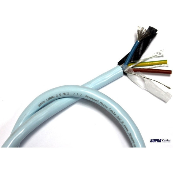 Supra LoRad 2.5 MK2 4m - Câble secteur IEC 3x 2,5mm² sous blister monté en usine