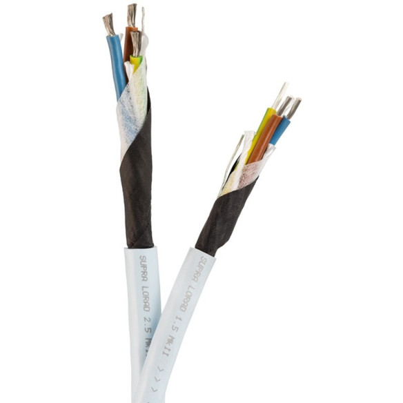 Supra LoRad 1.5 MK2 4m - Câble secteur IEC 3x 1,5mm² sous blister monté en usine