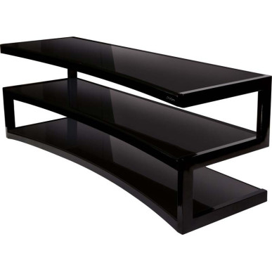 Norstone Esse Curve - Meuble TV Incurvé - Full Noir