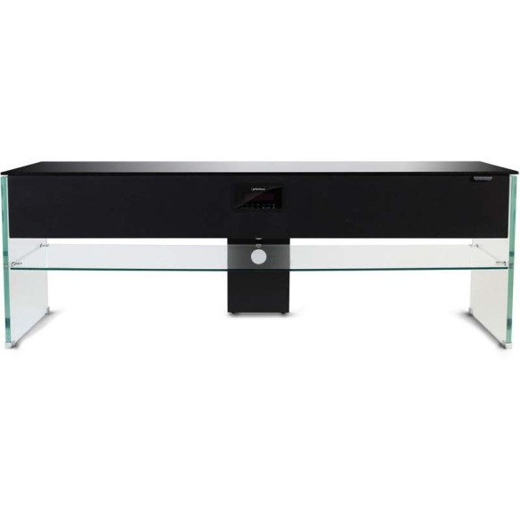 Norstone Scala - Meuble TV avec Système 2.1 intégré - Noir