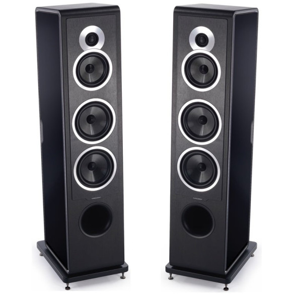Sonus Faber Chameleon T - Enceintes colonnes Noir, Blanc, Rouge, Orange, Gris ou Bleu Métal, Noyer