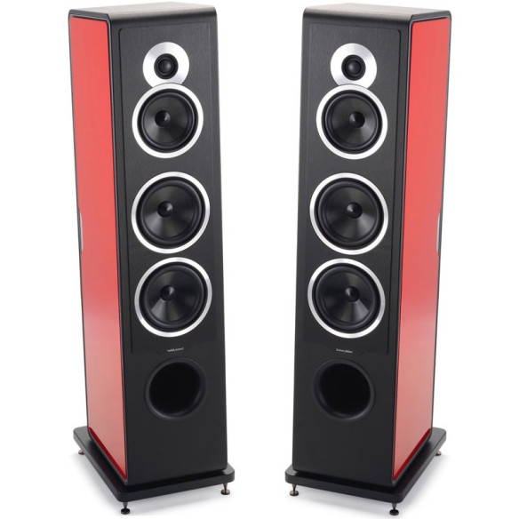 Sonus Faber Chameleon T - Enceintes colonnes Noir, Blanc, Rouge, Orange, Gris ou Bleu Métal, Noyer