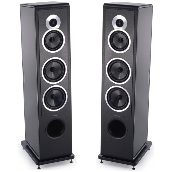 Sonus Faber Chameleon T - Enceintes colonnes Noir, Blanc, Rouge, Orange, Gris ou Bleu Métal, Noyer