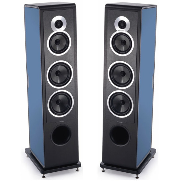 Sonus Faber Chameleon T - Enceintes colonnes Noir, Blanc, Rouge, Orange, Gris ou Bleu Métal, Noyer