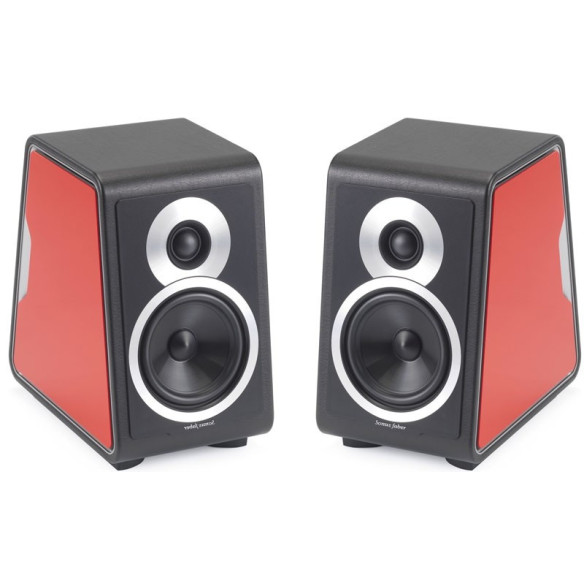 Sonus Faber Chameleon B - Enceintes bibliothèques Noir, Blanc, Rouge, Orange, Gris ou Bleu Métal, Noyer