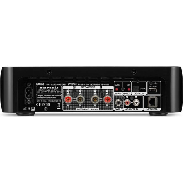 Marantz M-CR511 - Système Sans Fil Stéréo - Noir ou Blanc