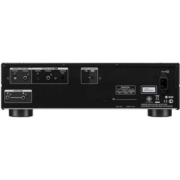 Denon DCD-1520AE - Lecteur CD - Noir ou Silver