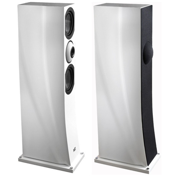 Cabasse Pacific 3 SA - Enceintes Colonnes Semi-Active - Laqué Noire ou Laqué Blanc