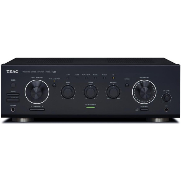 Teac A-R630 MK2 - Ampli Stéréo Black avec prise micro
