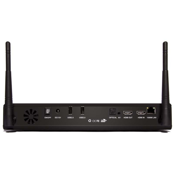 Zappiti Player 4K Duo - Lecteur multimédia Ultra HD & Full HD 3D - Noir