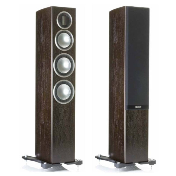 Monitor Audio Gold 200 - Enceintes Colonnes - Laqué Noir, Laqué Blanc, Noyer ou Ebony