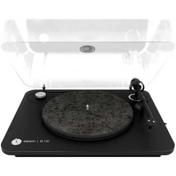 Elipson Alpha 100 - Platine Vinyle - Noir Mat