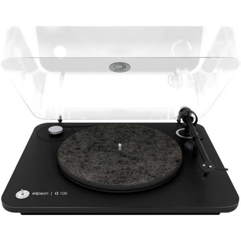Elipson Alpha 100 RIAA - Platine Vinyle Avec RIAA - Noir Mat