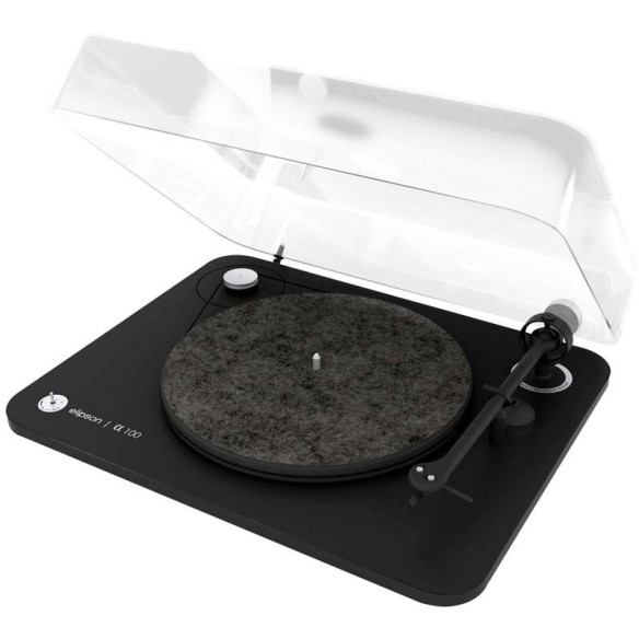 Elipson Alpha 100 RIAA - Platine Vinyle Avec RIAA - Noir Mat