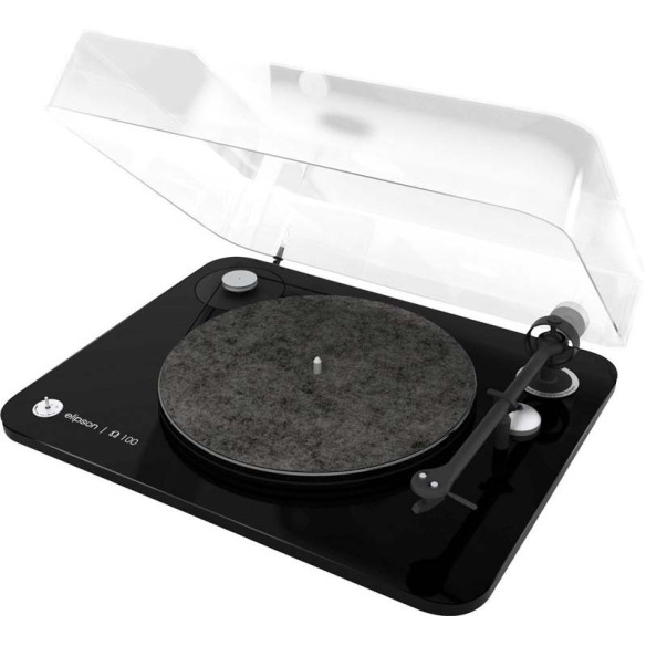 Elipson Omega 100 RIAA - Platine Vinyle Avec RIAA - Laqué Noir, Laqué Blanc ou Laqué Rouge