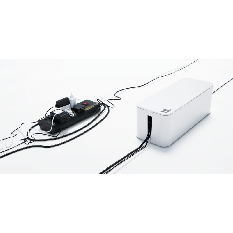 Boite Rangement Cable Electrique Boîte de rangement de câble carte  d'alimentation gestion des fils bande de prise boîtier de fil chargeur  prise