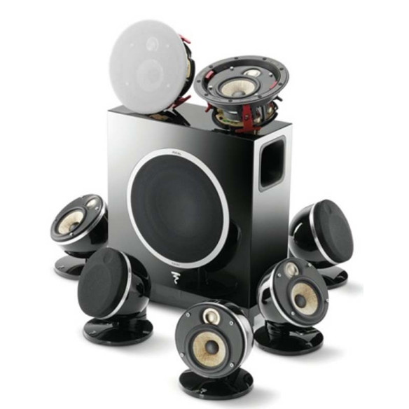 Focal Dôme Flax 5.1.2 - Pack 5.1.2 Atmos - Laqué Noir ou Laqué Blanc