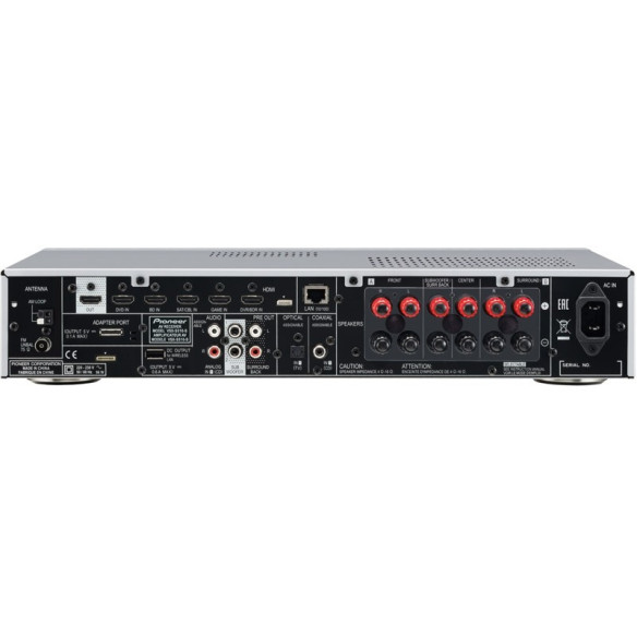Pioneer VSX-S510 - Ampli Home Cinéma Slim - Noir ou Silver