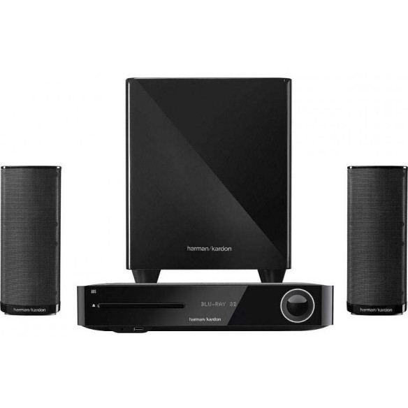 Harman Kardon BDS 385S - Home Cinéma 2.1 Tout-en-un - Noir