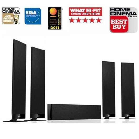 KEF T305 5.0 - Pack enceintes slim ultra plate sans caisson