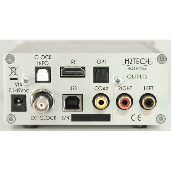 M2tech EVO DAC Two Plus - Convertisseur Numérique Analogique - Silver