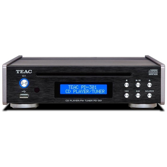 Teac PD-301 - Platine CD avec Tuner FM - Noir ou Silver