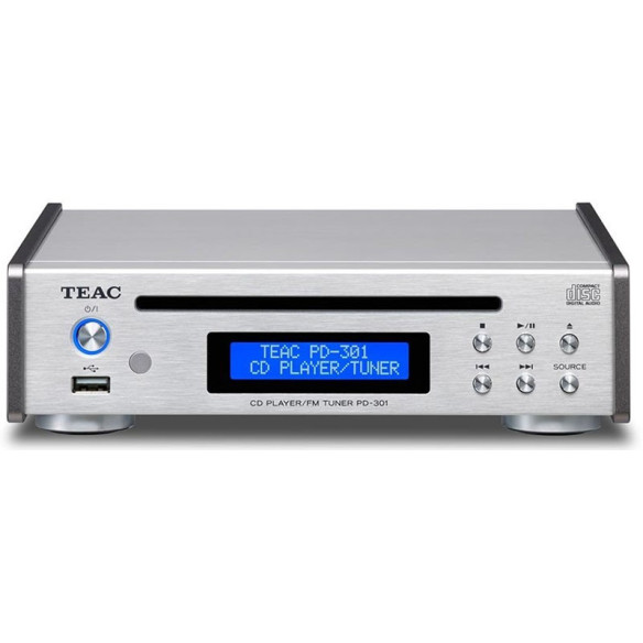 Teac PD-301 - Platine CD avec Tuner FM - Noir ou Silver