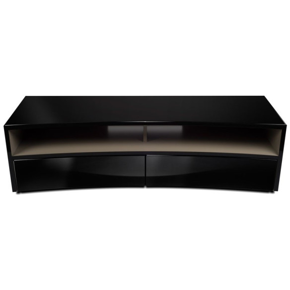 Norstone Valmy - Meuble TV - Noir, Blanc, Bleu, Rouge, Beige, Aubergine ou Caramel