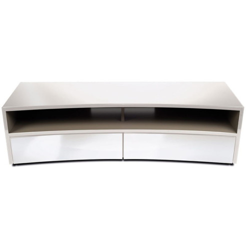 Norstone Valmy - Meuble TV - Noir, Blanc, Bleu, Rouge, Beige, Aubergine ou Caramel