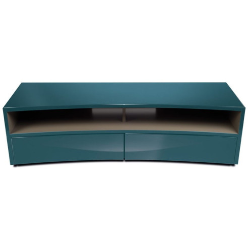 Norstone Valmy - Meuble TV - Noir, Blanc, Bleu, Rouge, Beige, Aubergine ou Caramel