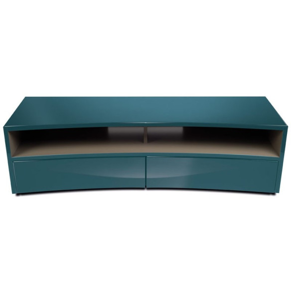 Norstone Valmy - Meuble TV - Noir, Blanc, Bleu, Rouge, Beige, Aubergine ou Caramel