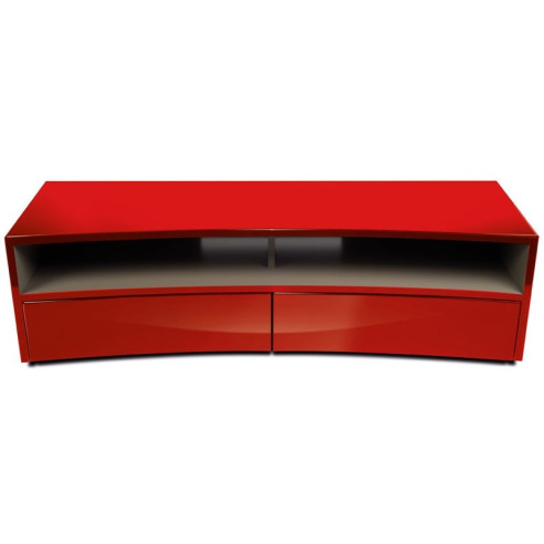 Norstone Valmy - Meuble TV - Noir, Blanc, Bleu, Rouge, Beige, Aubergine ou Caramel