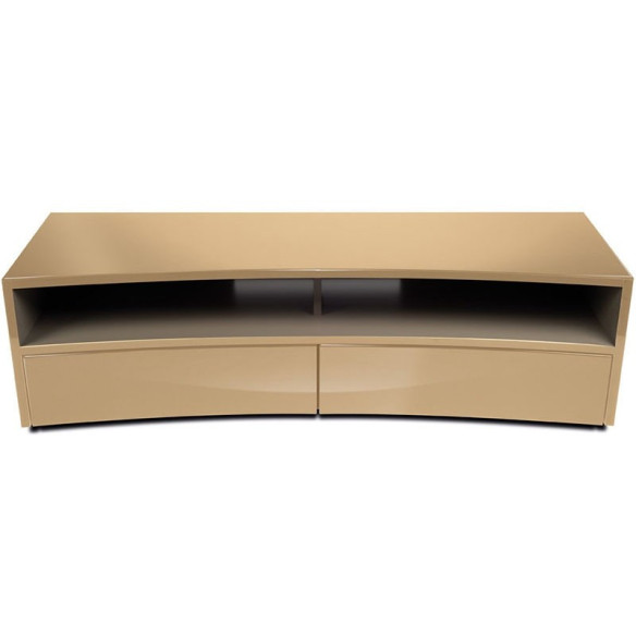Norstone Valmy - Meuble TV - Noir, Blanc, Bleu, Rouge, Beige, Aubergine ou Caramel