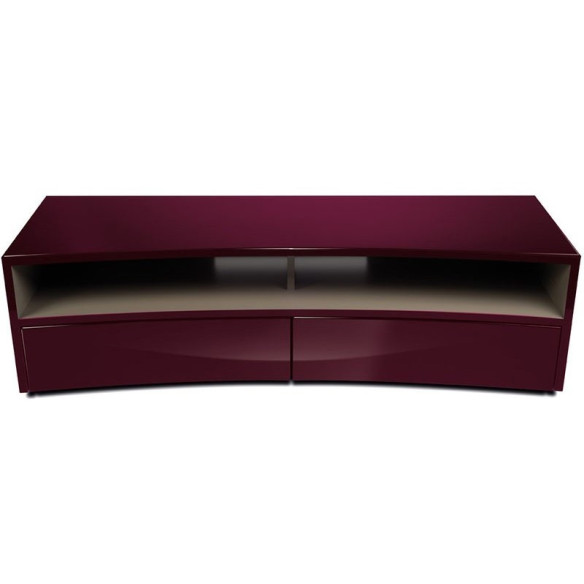 Norstone Valmy - Meuble TV - Noir, Blanc, Bleu, Rouge, Beige, Aubergine ou Caramel