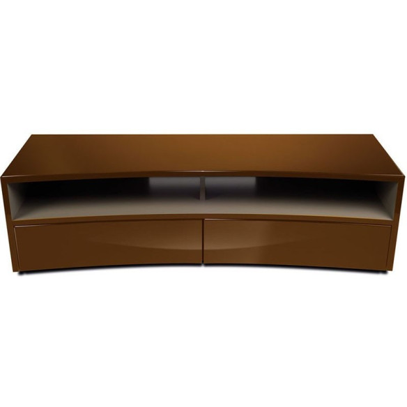 Norstone Valmy - Meuble TV - Noir, Blanc, Bleu, Rouge, Beige, Aubergine ou Caramel
