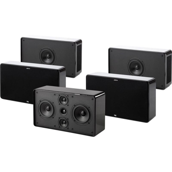 Jamo D500 THX 5.0 - Ensemble 5.0 THX - Laqué Noir ou Laqué Blanc