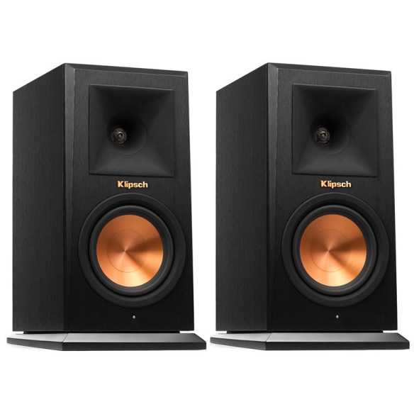 Klipsch RP-140WM - Enceintes Bibliothèques Sans Fil - Bois Noir