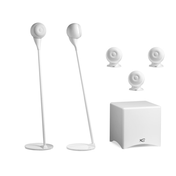 Pack 5.1 Cabasse Eole 2 Blanc