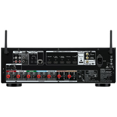 DENON AVアンプ AVR-X1300W Denon AVR-X1300W - Amplis home-cinéma sur Son-Vidéo.com