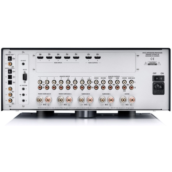 Primare SPA23 4KVM - Ampli Home Cinema 4K audiophile Ultra HD Black ou Titanium