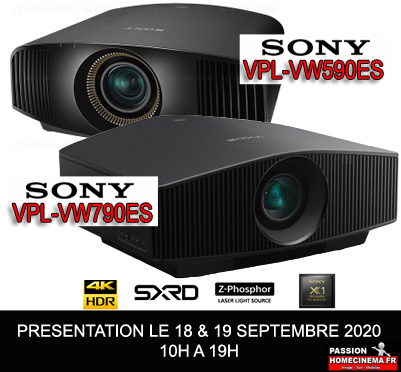 Vidéoprojecteur 4K laser Sony - VPL-VW790ES