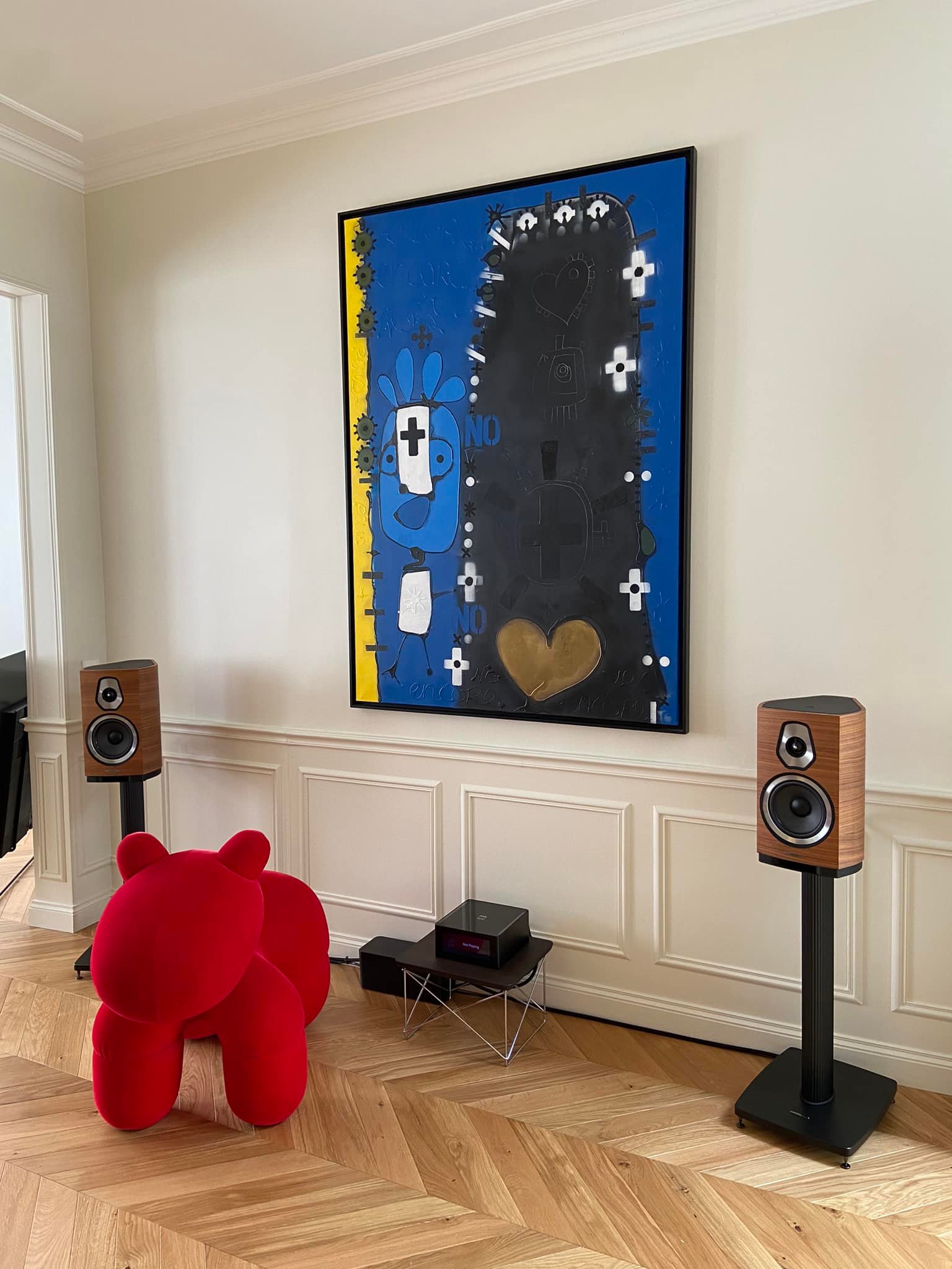 Enceintes Sonus Faber Sonetto 2 avec ampli NAD M10 V2